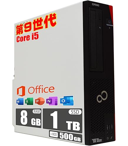 Amazon.co.jp: 【整備済み品】 デスクトップパソコン ESPRIMO D958/T